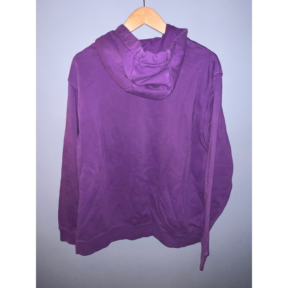 Nike Sportswear Club Fleece Hoodie Purple Embroidered Futura Logo Mens XL - Picture 3 of 4